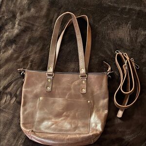 Bucks Leather Crossbody Leather Tote Bag